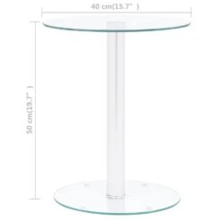 VidaXL Salontafel 40 Cm Gehard Glas Transparant -VIDAXL Verkoopwinkel 0167ca7087514904aa7201353bef2829