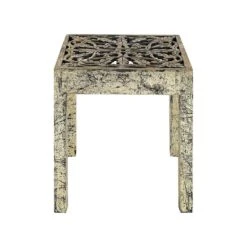 Beliani Bijzettafel PALASI - Goud Mangohout -VIDAXL Verkoopwinkel 088e1c9c8454439f9af8374119a55b74