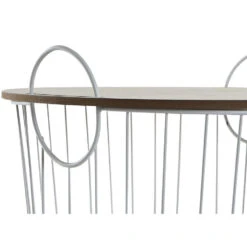 Items Bijzettafel - 2 Stuks - Manden - Metaal En MDF - Wit -VIDAXL Verkoopwinkel 0963f0f9384141cbb6e193cafff85d03