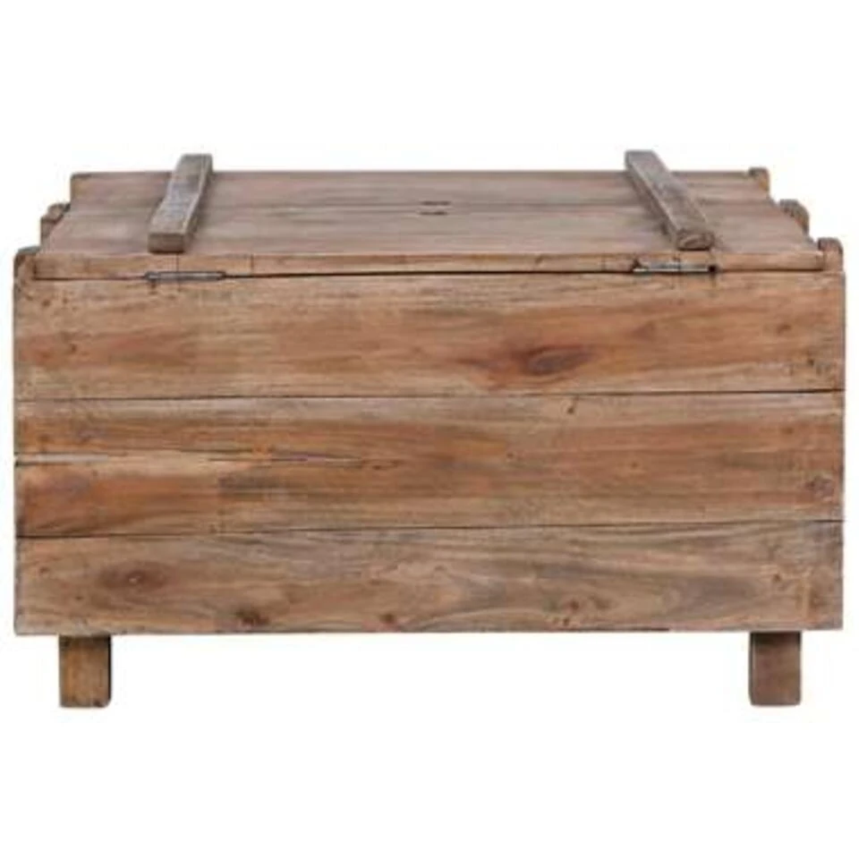 VidaXL Salontafel 65x65x38 Cm Massief Gerecycled Hout 6 VidaXL Salontafel 65x65x38 Cm Massief Gerecycled Hout - Afbeelding 4