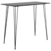 VidaXL Bartafel 120x60x105 Cm Zwart -VIDAXL Verkoopwinkel 1000008858