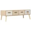 VidaXL Salontafel Met 4 Lades 110x50x40 Cm Massief Grenenhout 2 VidaXL Salontafel Met 4 Lades 110x50x40 Cm Massief Grenenhout -VIDAXL Verkoopwinkel 1000013516