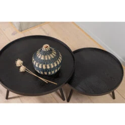 WOOOD Mesa Bijzettafel L - Hout - Zwart - 34x60x60 9 WOOOD Mesa Bijzettafel L - Hout - Zwart - 34x60x60 -VIDAXL Verkoopwinkel 1000031117 0103