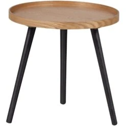 WOOOD Mesa Bijzettafel M - Hout - Naturel - 45x45x45