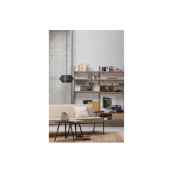 WOOOD Nila Bijzettafels - Hout - Zwart - Set Van 2 -VIDAXL Verkoopwinkel 1000031136 0102