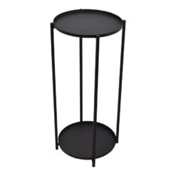 LOFT42 Vase Plantenzuil - Metaal - Mat Zwart - Ø30x70