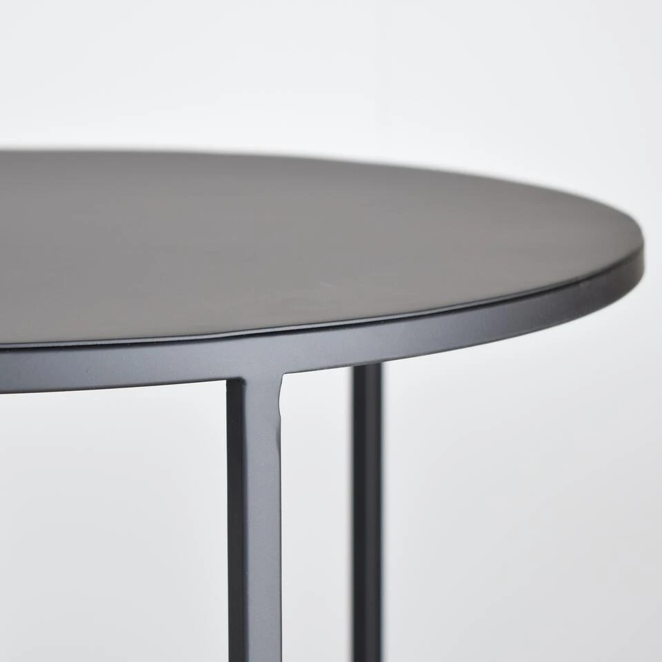 LOFT42 Elvy Set Bijzettafels Rond - Zwart - Ø49x52 4 LOFT42 Elvy Set Bijzettafels Rond - Zwart - Ø49x52 - Afbeelding 2