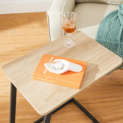 ACAZA Bijzettafel Scandinavische Stijl, Voor Sofa Of Bank, Lichte Eik Kleur 8 ACAZA Bijzettafel Scandinavische Stijl, Voor Sofa Of Bank, Lichte Eik Kleur -VIDAXL Verkoopwinkel 1000038580 0102