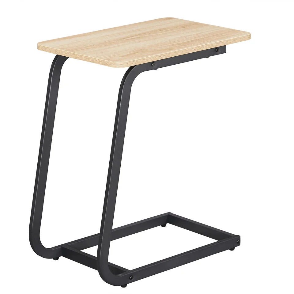 ACAZA Bijzettafel Scandinavische Stijl, Voor Sofa Of Bank, Lichte Eik Kleur 3 ACAZA Bijzettafel Scandinavische Stijl, Voor Sofa Of Bank, Lichte Eik Kleur