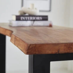 Industriële Bartafel Bruce 150x50 Cm Acaciahout - 50x150x95 Cm - Hout - Bruin -VIDAXL Verkoopwinkel 1000042344 0102