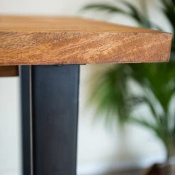 Industriële Bartafel Vegas 130x70x110 Cm Mangohout 70x130x110 Cm Mangohout -VIDAXL Verkoopwinkel 1000042345 0103