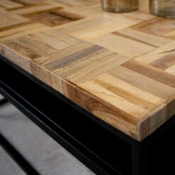 Salontafel Industrieel Vierkant Ruby 80x80 Cm - 80x80x40 Cm - Teakhout - Bruin 9 Salontafel Industrieel Vierkant Ruby 80x80 Cm - 80x80x40 Cm - Teakhout - Bruin -VIDAXL Verkoopwinkel 1000044451 0103