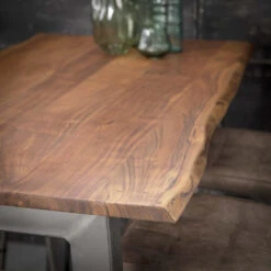 Giga Meubel Bartafel Acaciahout - 147cm - Rechthoekig - Tafel Edge 9 Giga Meubel Bartafel Acaciahout - 147cm - Rechthoekig - Tafel Edge -VIDAXL Verkoopwinkel 1000052063 0103