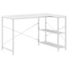 VidaXL Computerbureau 110x72x70 Cm Spaanplaat Wit 2 VidaXL Computerbureau 110x72x70 Cm Spaanplaat Wit -VIDAXL Verkoopwinkel 1000055988