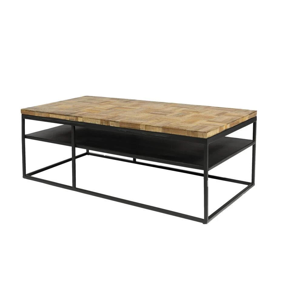 Giga Meubel Salontafel Teakhout - 120x60x40cm - Tafel Block 4 Giga Meubel Salontafel Teakhout - 120x60x40cm - Tafel Block - Afbeelding 2