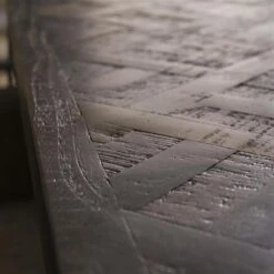 Hoyz - Bartafel Teca Vine - Teakhout Brownwash -VIDAXL Verkoopwinkel 1000060432 0103