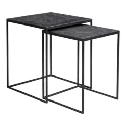 Salontafels Dayton Set Van 2 - Mangohout - Bruin - Vierkant