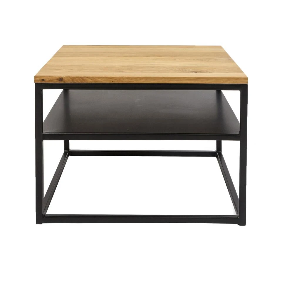 Giga Meubel Salontafel Josh Vierkant 60x60x38cm Naturel 4 Giga Meubel Salontafel Josh Vierkant 60x60x38cm Naturel - Afbeelding 2