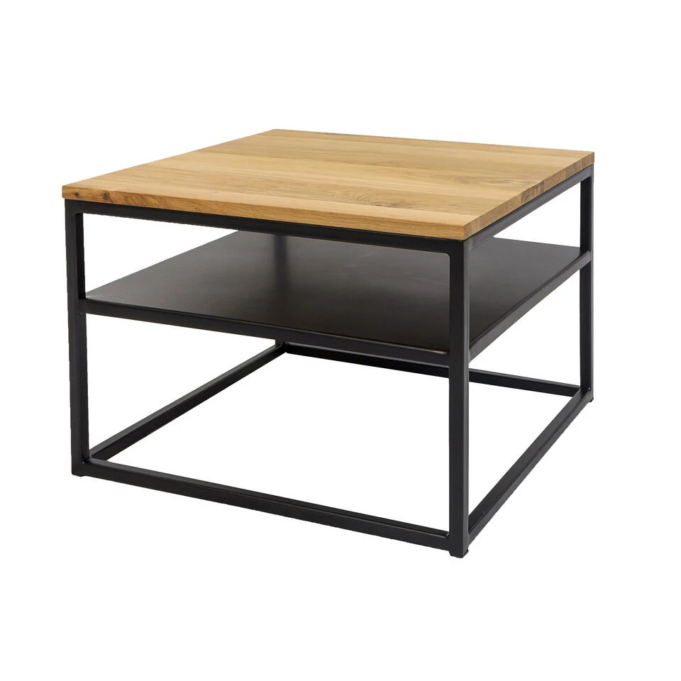 Giga Meubel Salontafel Josh Vierkant 60x60x38cm Naturel 6 Giga Meubel Salontafel Josh Vierkant 60x60x38cm Naturel - Afbeelding 4