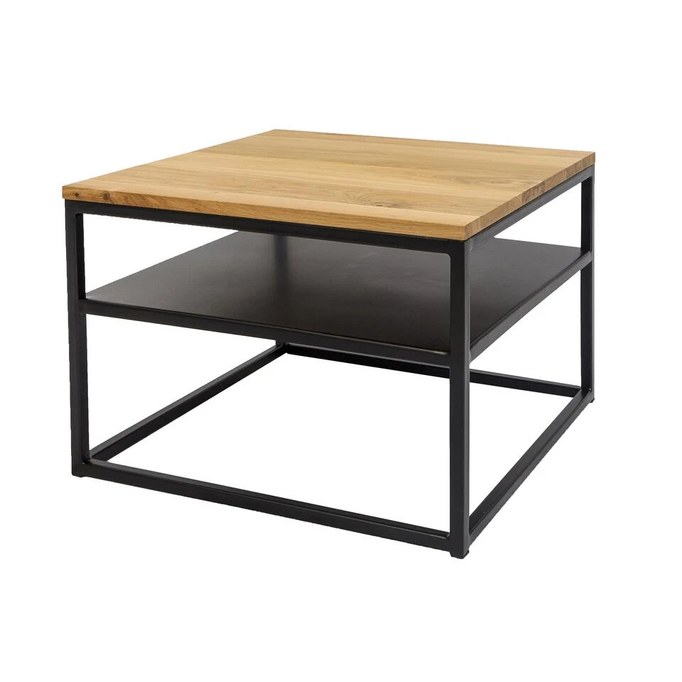 Giga Meubel Salontafel Josh Vierkant 60x60x38cm Naturel 3 Giga Meubel Salontafel Josh Vierkant 60x60x38cm Naturel