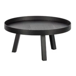 WOOOD Beira Bijzettafel - Hout - Zwart - 35x76x76 -VIDAXL Verkoopwinkel 1000064654 0103