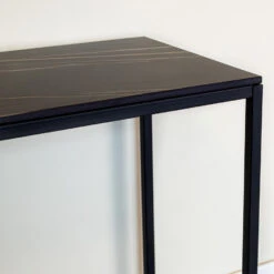 Sidetable Fien Marmer Zwart 40x100 Cm - 40x100x70 Cm - Stoneware - Zwart -VIDAXL Verkoopwinkel 1000066879 0103