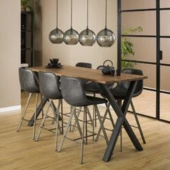 Giga Meubel Bartafel Notenhout Naturel - 180cm - Tafel Daytona 8 Giga Meubel Bartafel Notenhout Naturel - 180cm - Tafel Daytona -VIDAXL Verkoopwinkel 1000069093 0102