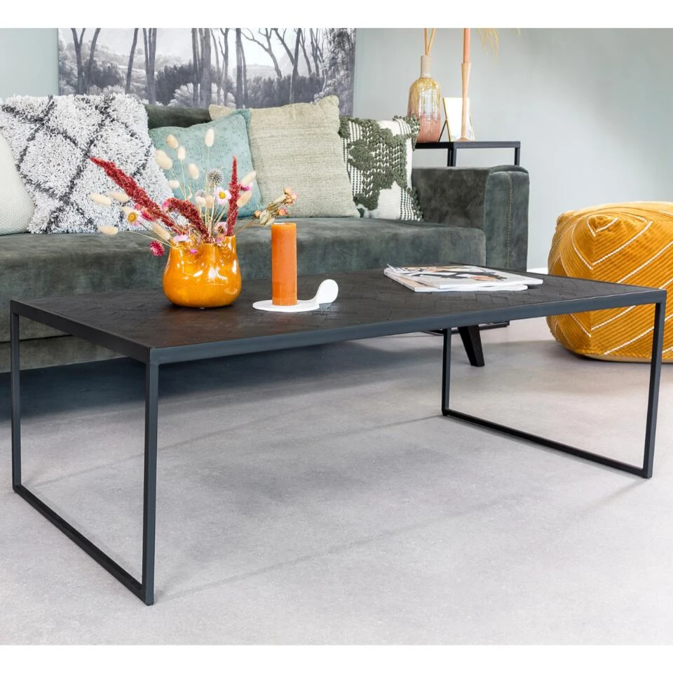 Reinier Zwart Teak - Hout - Zwart 4 Reinier Zwart Teak - Hout - Zwart - Afbeelding 2