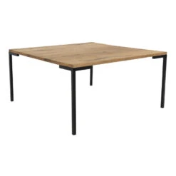 Giga Meubel Salontafel Eikenhout 90cm - Naturel - Tafel Lugano -VIDAXL Verkoopwinkel 1000070525 0102
