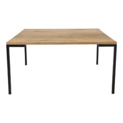 Giga Meubel Salontafel Eikenhout 90cm - Naturel - Tafel Lugano