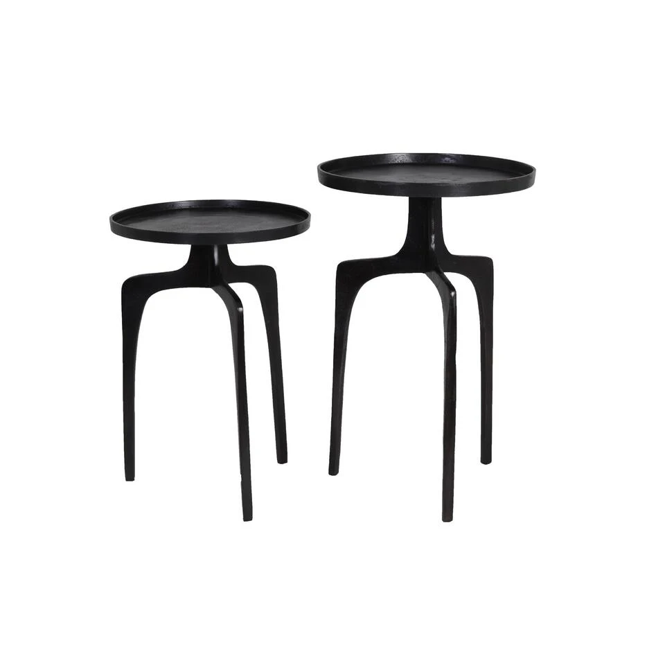 Bijzettafel Pano - Brons - Ø41+Ø38cm 5 Bijzettafel Pano - Brons - Ø41+Ø38cm - Afbeelding 3