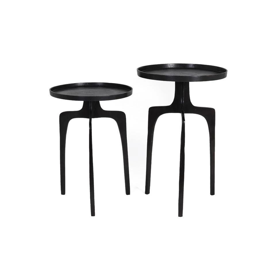 Bijzettafel Pano - Brons - Ø41+Ø38cm 6 Bijzettafel Pano - Brons - Ø41+Ø38cm - Afbeelding 4