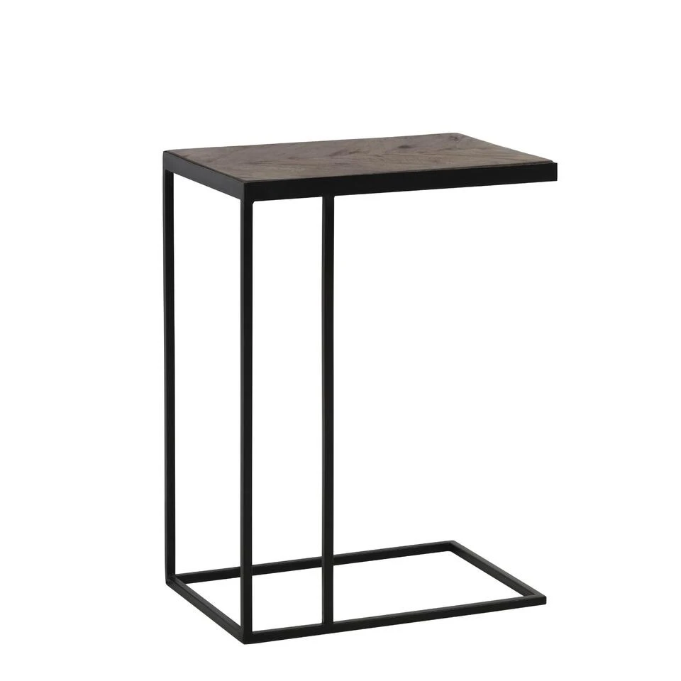 Bijzettafel Chisa - Bruin - 45x30x62cm 5 Bijzettafel Chisa - Bruin - 45x30x62cm - Afbeelding 3