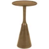 Puur Nora Bijzettafel Antiek - Aluminium - Multikleur -VIDAXL Verkoopwinkel 1000074201