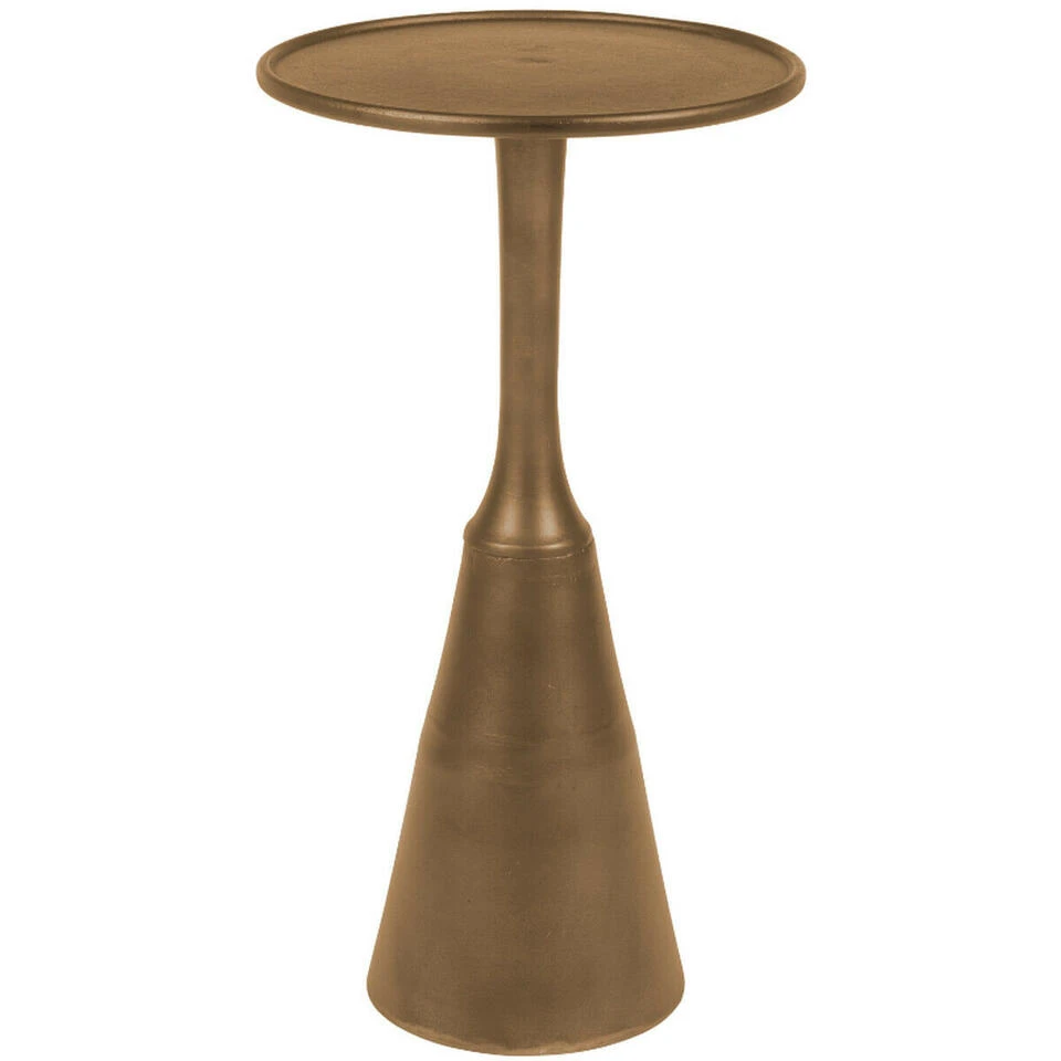 Puur Nora Bijzettafel Antiek - Aluminium - Multikleur 3 Puur Nora Bijzettafel Antiek - Aluminium - Multikleur