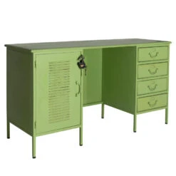 Rootsmann Locker Bureau Met Slot - Groen Metaal - Metaal 8 Rootsmann Locker Bureau Met Slot - Groen Metaal - Metaal -VIDAXL Verkoopwinkel 1000074641 0102