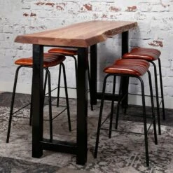 Floris Bartafel Boomstam - Hout - Bruin -VIDAXL Verkoopwinkel 1000076706 0103