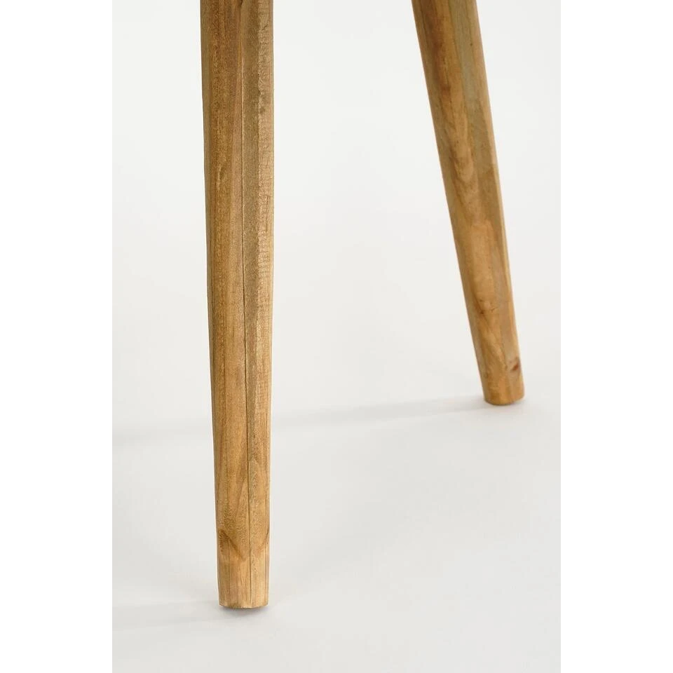 Mica Decorations Bold Bijzettafel - Ø33 Cm - Gerecycled Hout - Bruin 5 Mica Decorations Bold Bijzettafel - Ø33 Cm - Gerecycled Hout - Bruin - Afbeelding 3