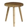 Mica Decorations Bold Bijzettafel - Ø33 Cm - Gerecycled Hout - Bruin -VIDAXL Verkoopwinkel 1000078610