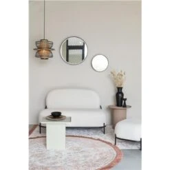 Giga Meubel Sidetable Creme - 44x44x40cm - Aluminium - Tafel Sverre Vierkant -VIDAXL Verkoopwinkel 1000079164 0101