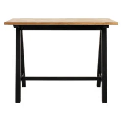 Giga Meubel Bartafel Naturel - 71x140x105cm - Eikenhout - Tafel Oliveto