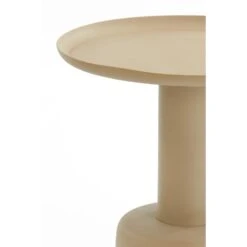Bijzettafel Milaki - Beige - Ø39cm -VIDAXL Verkoopwinkel 1000083943 0111