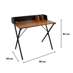 Orange85 Bureau Houtlook MDF 90x50x84cm Hout -VIDAXL Verkoopwinkel 1000085075 0110