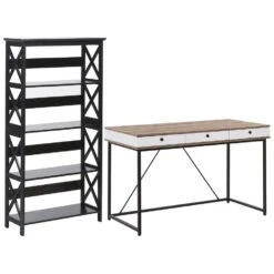 Beliani FOSTER/HINTON - Lichte Houtkleur Spaanplaat, Mdf