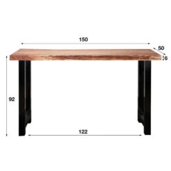 Hoyz - Bartafel Boomstam - 150cm Breed - 4 Personen - 50x150x92 -VIDAXL Verkoopwinkel 1000086499 0102