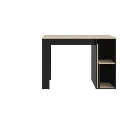 Diagone Tafelbar Exit - 1 Verlengstuk - Zwart/Eikenkleur -VIDAXL Verkoopwinkel 1000087344 0103