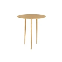 Leitmotiv Bijzettafel Supreme - Okergeel - Ø37cm