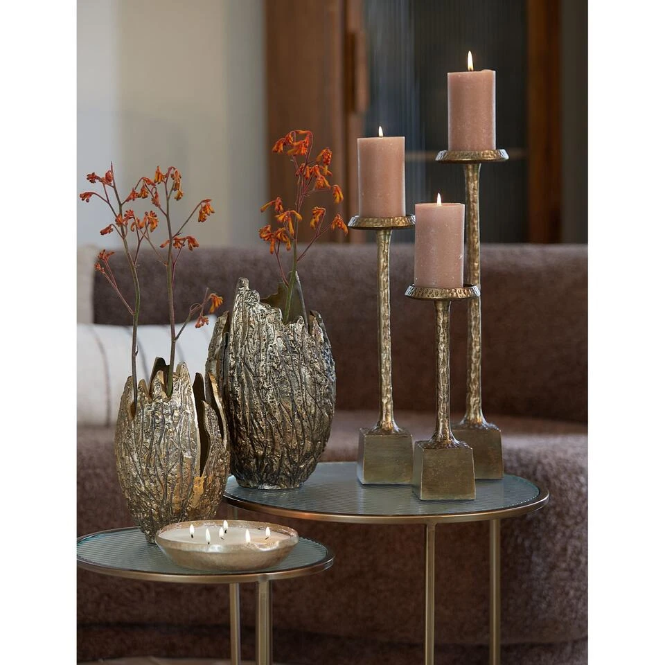 Bijzettafel Ferati - Goud - Ø50cm 4 Bijzettafel Ferati - Goud - Ø50cm - Afbeelding 2