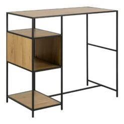 Sohome Bartafel Joannie - Eiken En Metaal - 120 X 60cm -VIDAXL Verkoopwinkel 1000093216 0102