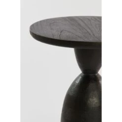 Bijzettafel Torir - Zwart - Ø40cm -VIDAXL Verkoopwinkel 1000093617 0111